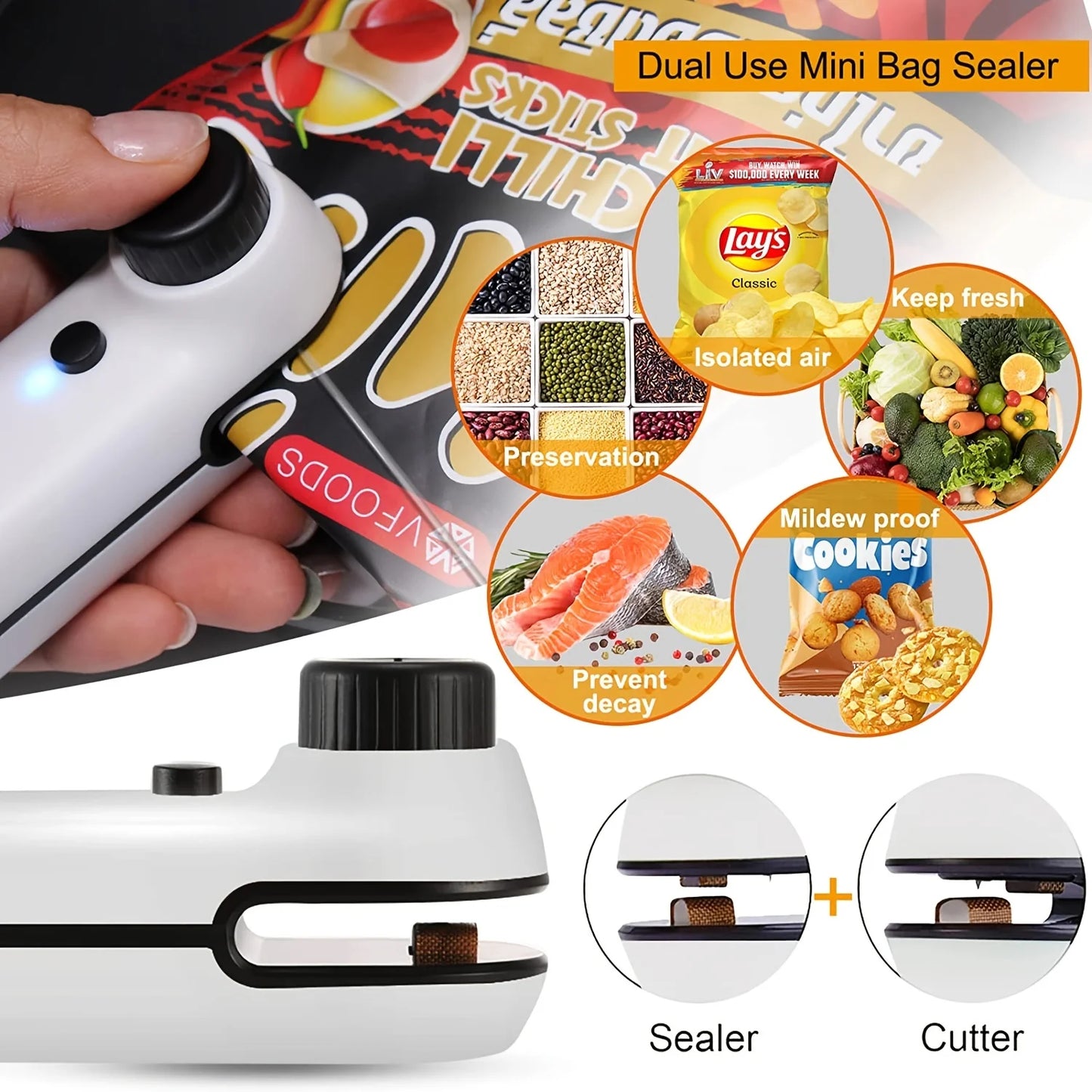 Sellador Térmico de Bolsas