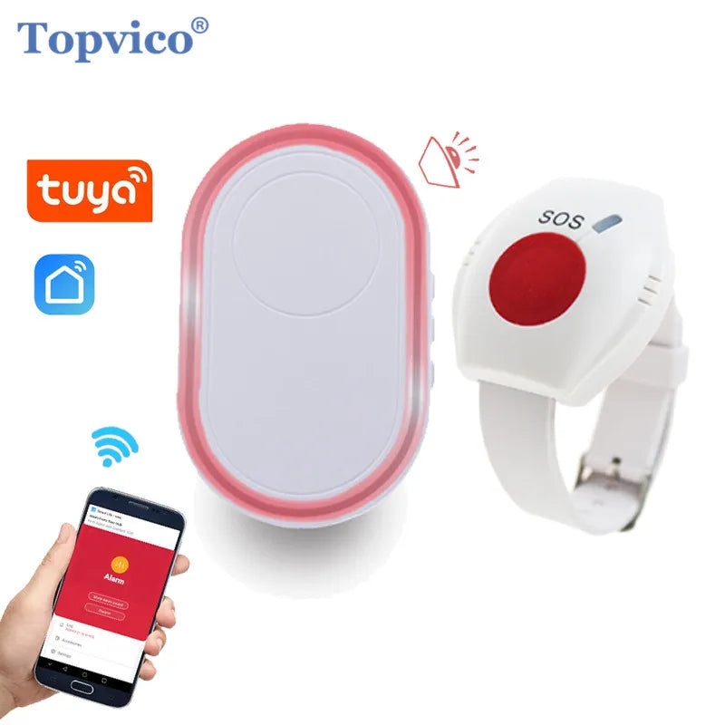 Kit Alarma SOS Inteligente Adulto Mayor (pulsera)