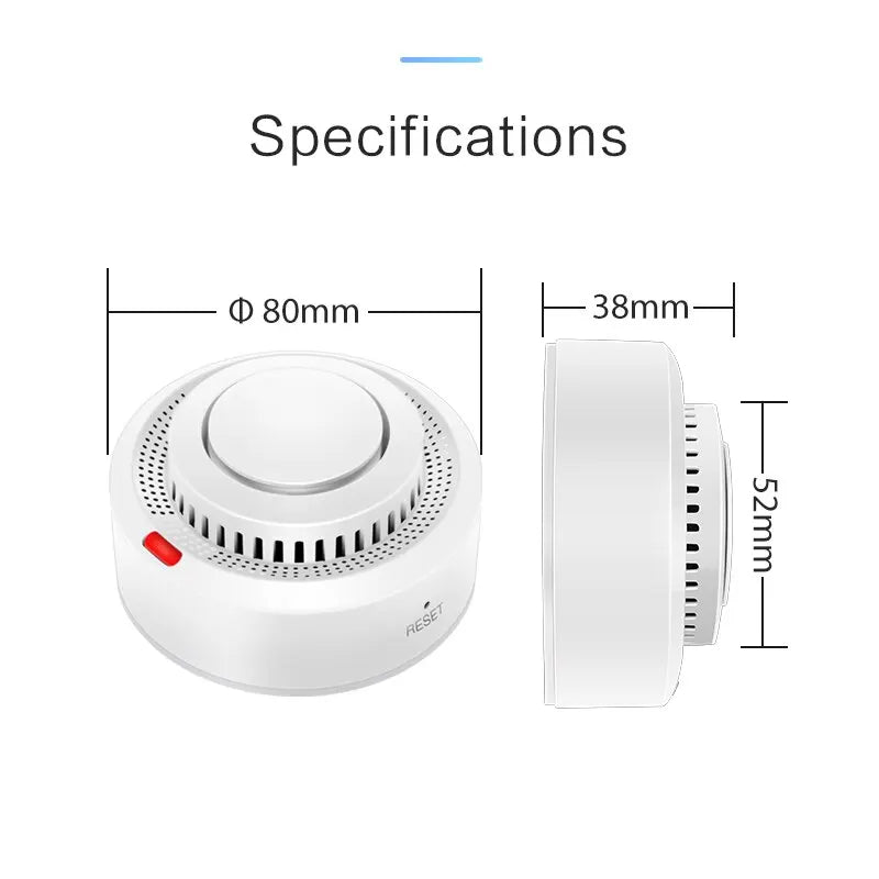 Detector de Humo y Monoxido de Carbono Inteligente (WIFI)